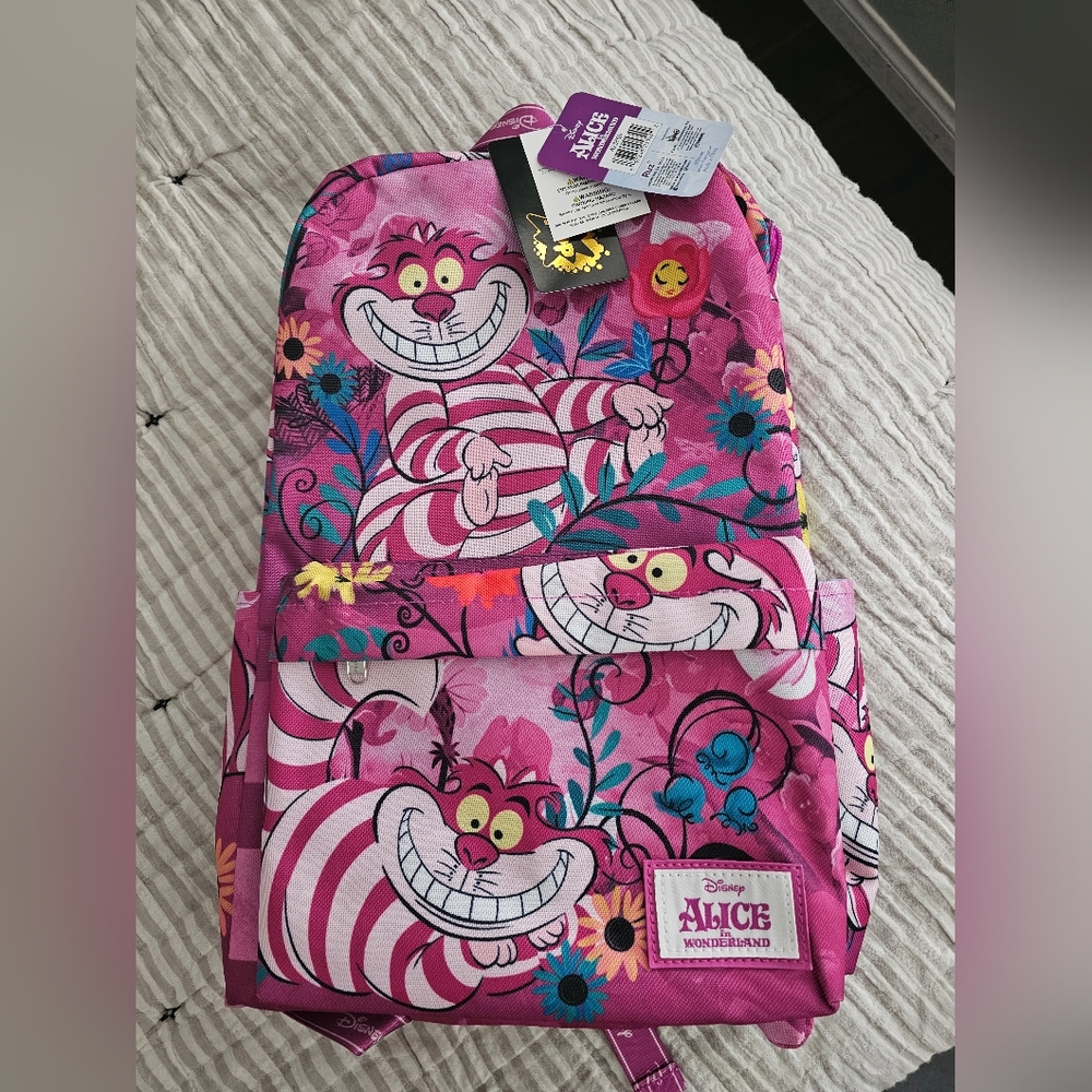 DISNEY ALICE IN WONDERLAND CHESHIRE CAT BACKPACK